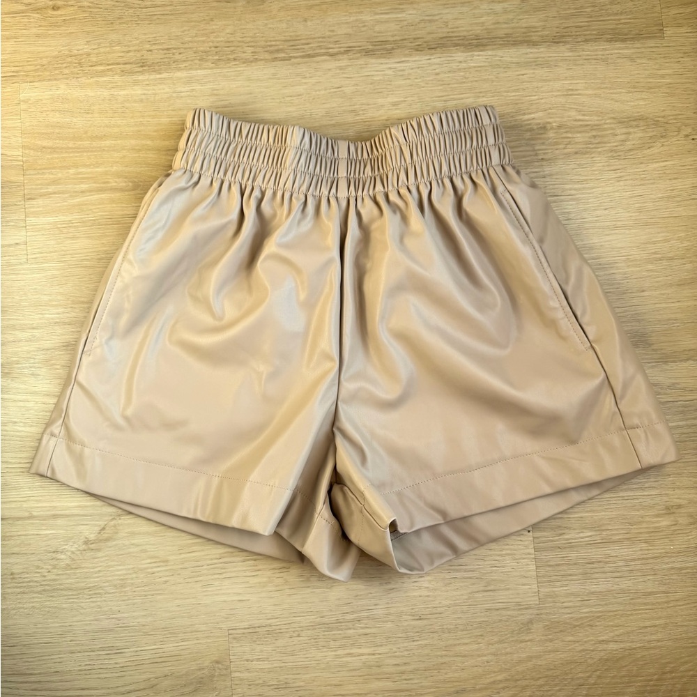 Entro Katy Faux Leather Shorts